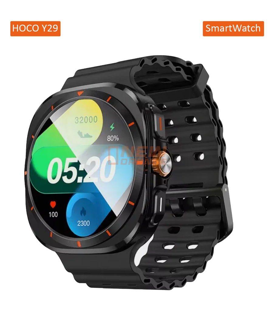 [Y29] HOCO SmartWatch Y29 connectée avec appels Bluetooth et étanchéité IP67