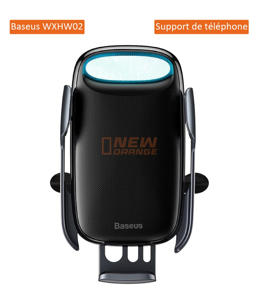 [WXHW02] Baseus Support de voiture Milky Way Gravity avec chargeur à induction Qi 15 W (noir)