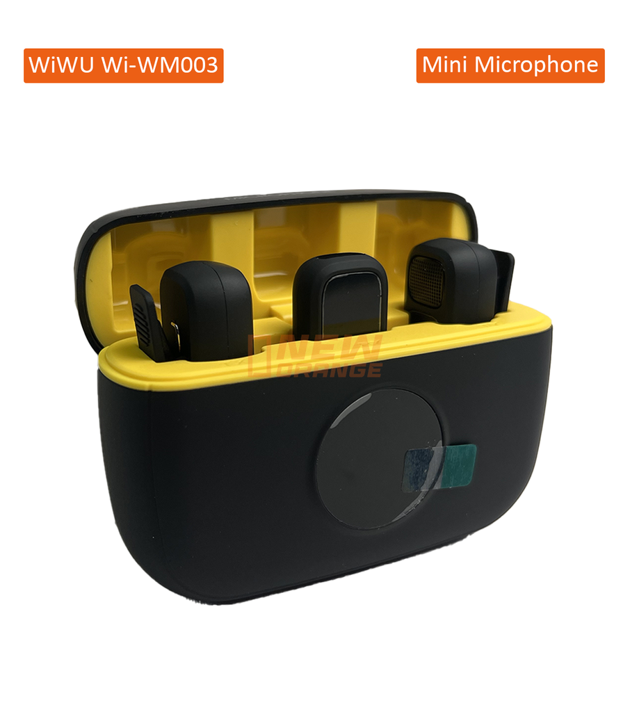 [Wi-WM003] WiWU Wi-WM003 Wireless Mini Microphone Lightning + Type-C - Black