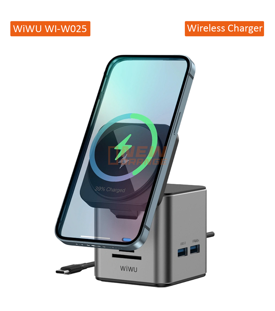 [Wi-W025] WiWU chargeur sans fil Magsafe 9 en 1 multi-ports