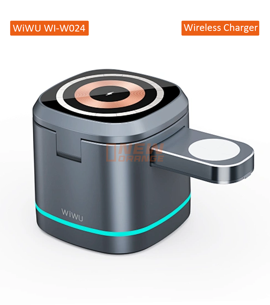[WI-W024] WiWU Chargeur RUBIK'S CUBE 3 en 1 sans fil 15W
