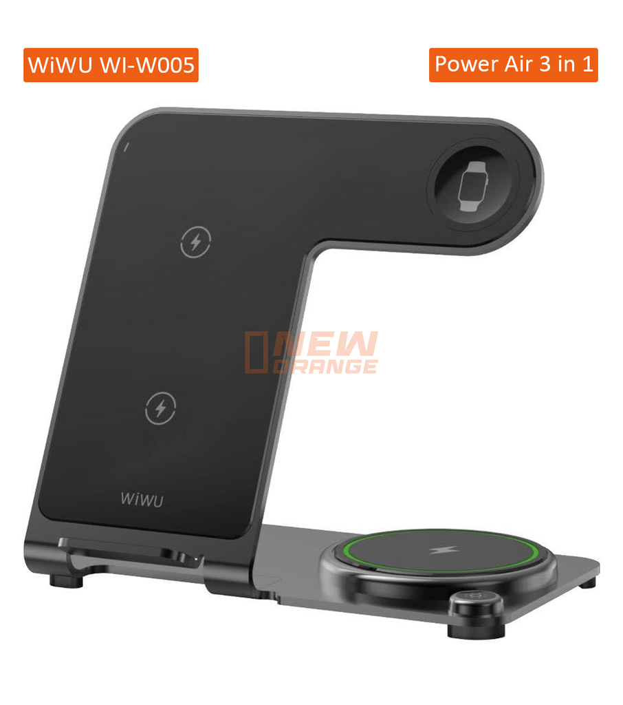 [WI-W005] WiWU Chargeur sans fil Power Air 3 en 1 MONTRE, IPHONE ET AIRBUDS
