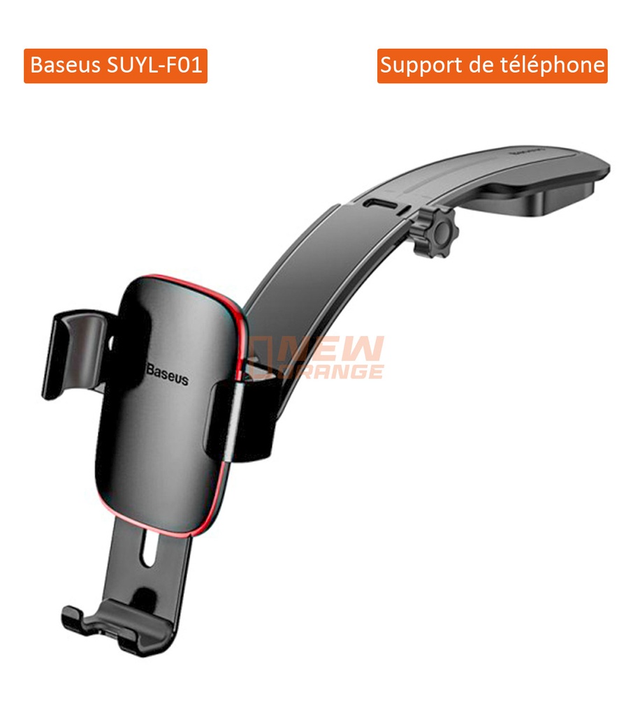 [SUYL-F01] Baseus Support de voiture Metal Age Gravity (type bielle) noir