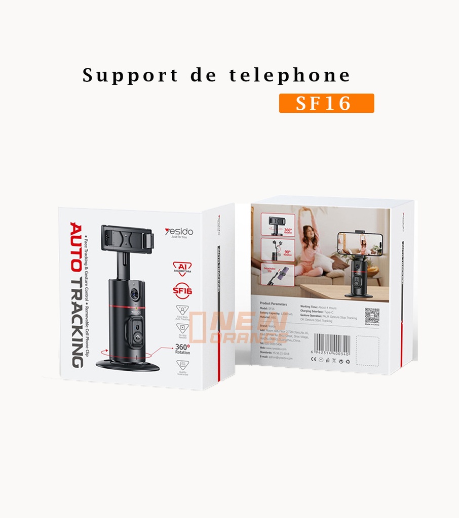 [SF16] stabilisateur AUTO TRACKING - YESIDO