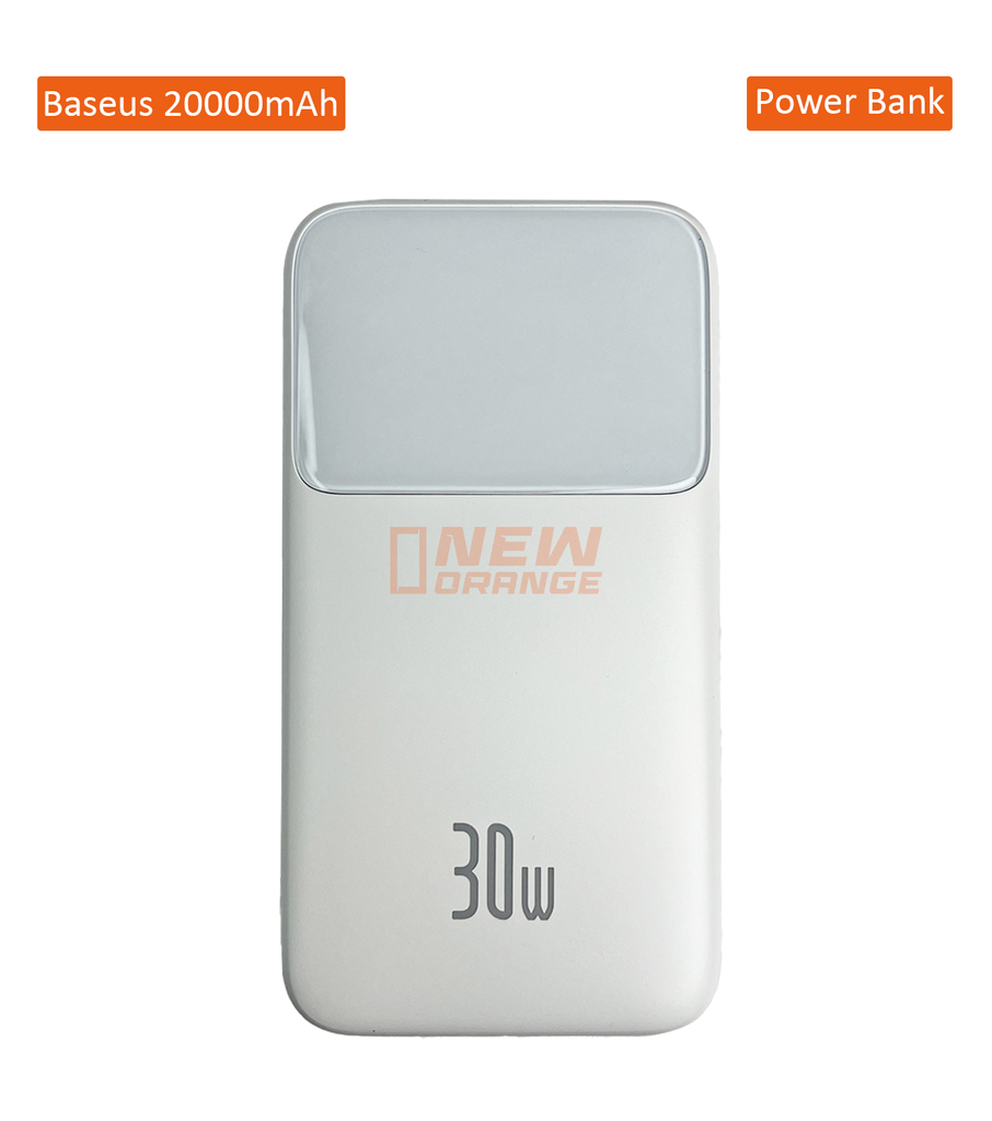 [PPMD20C] Baseus Power Bank Comet Series Dual Type-C Cable Display 20000mAh 30W