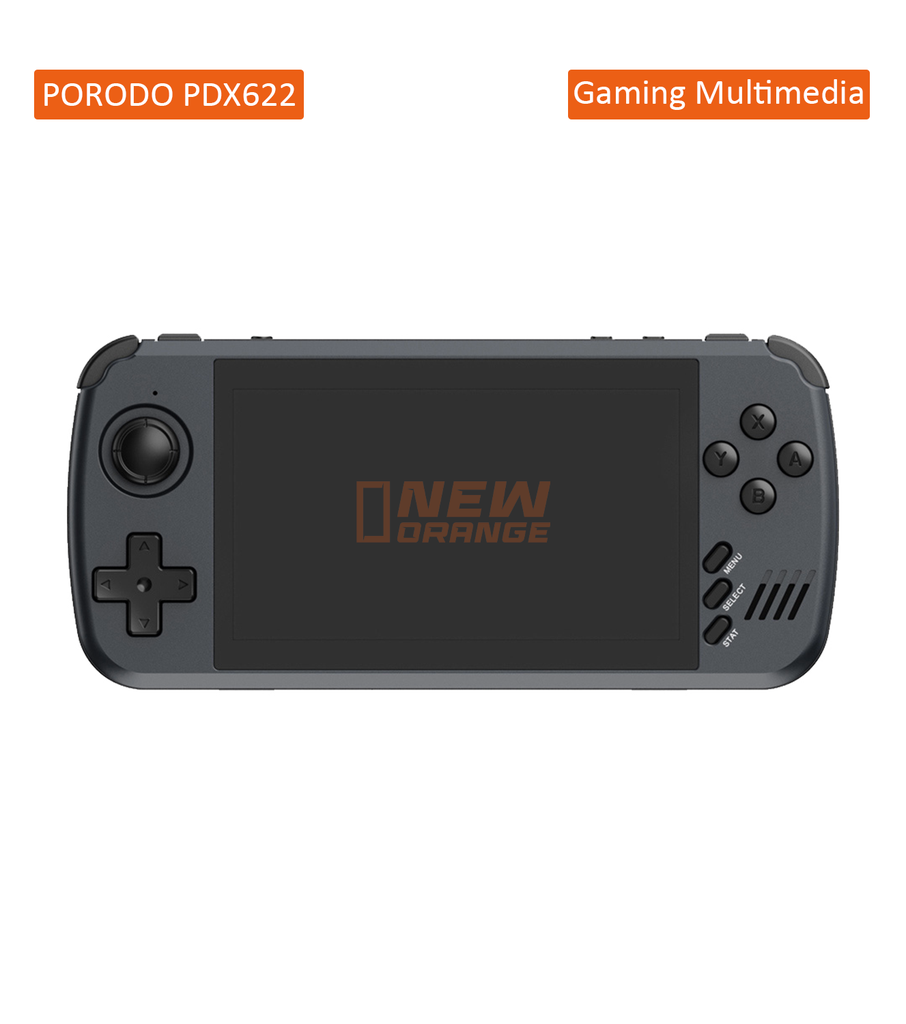 [PDX622] Console de jeu multimédia Porodo Gaming 4,5 pouces, 128 Mo de RAM + 64 Go de batterie 3000 mAh - Noir