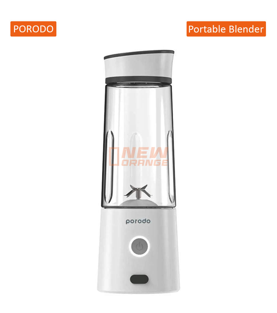 [PD-PJW6B] Porodo Portable Lifestyle Presse-agrumes puissant avec 6 lames – Blanc