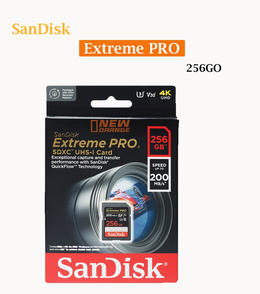 [P001] Carte SD SanDisk Extreme PRO 256Go-SDXC UHS-I