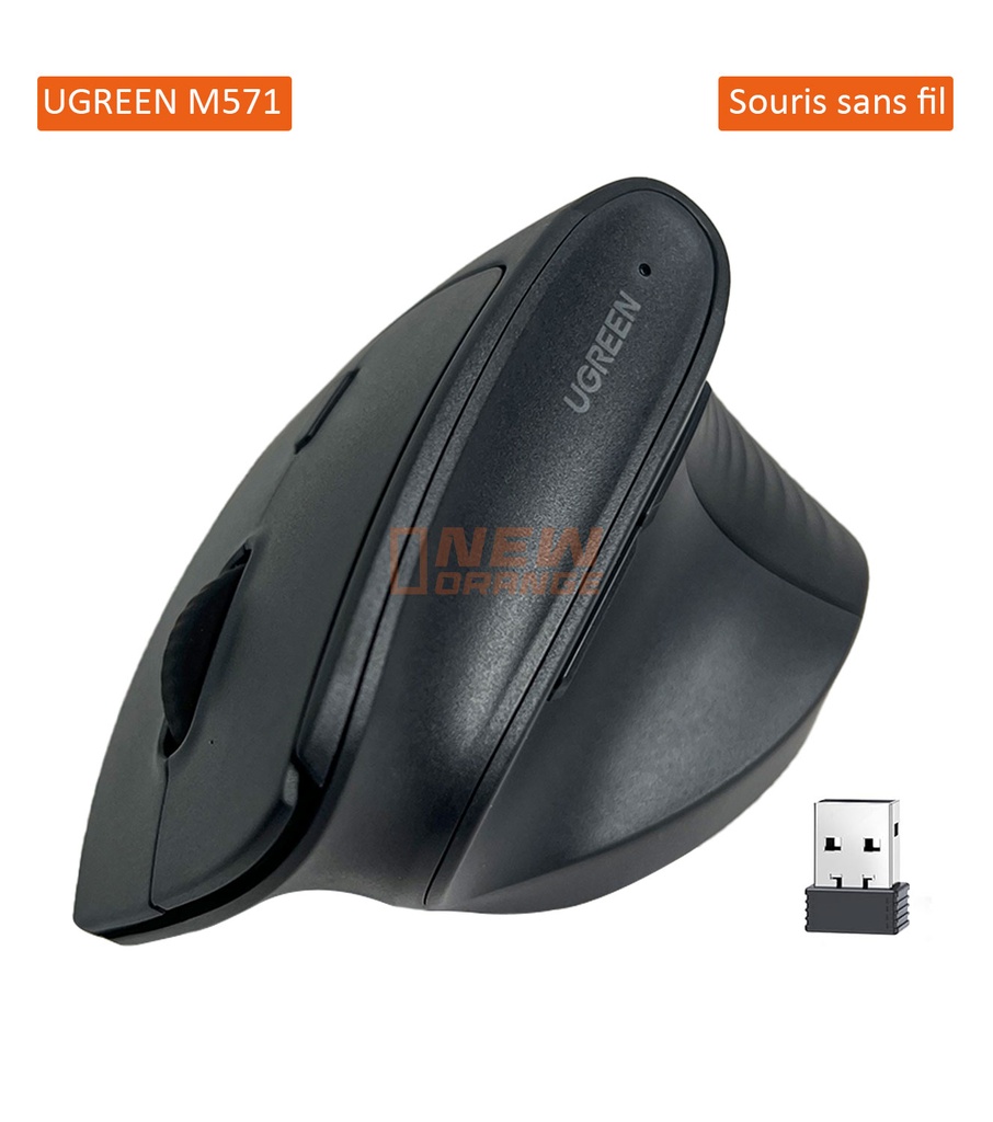[M571] UGREEN Souris verticale sans fil - ergonomique à 5 boutons