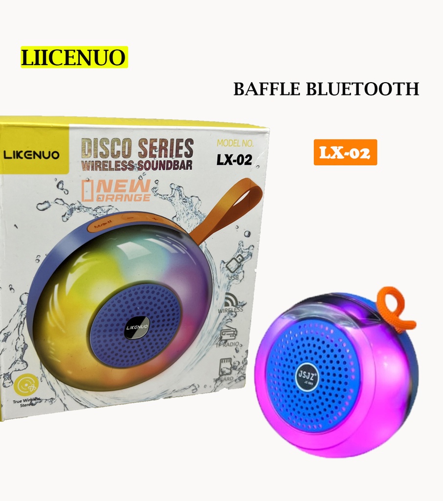 [LX-02] Enceinte Baffle Bluetooth LED Liicenuo -LX-02