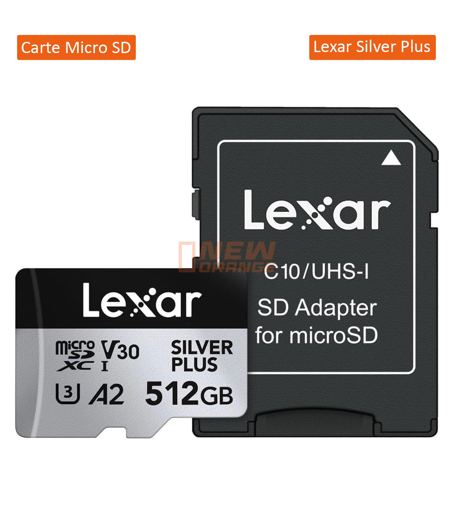 [LMSSIPL512G-BNANG] Carte Mémoire Lexar Professional SILVER PLUS 512GB