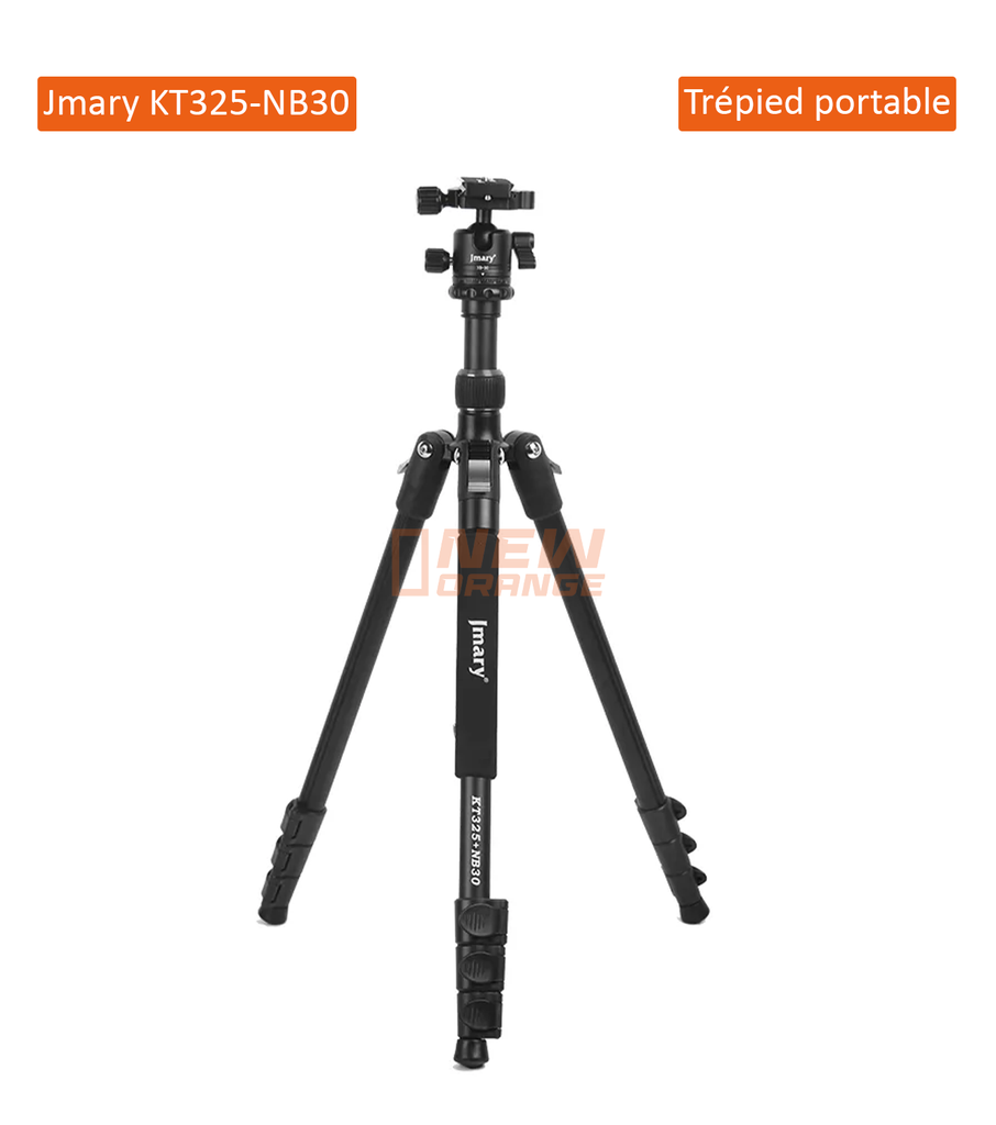 [KT325-NB30] Trépied Professionnel Jmary KT325+NB30 avec Tête NB30