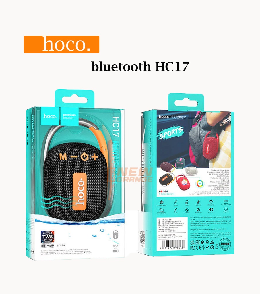 [HC17] hoco Baffle Bluetooth Enceinte -HC17