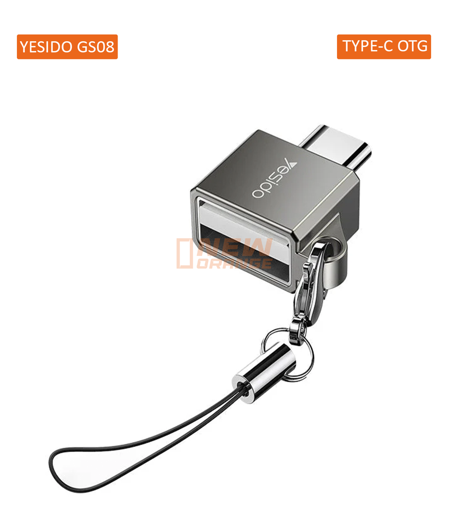 [GS08] YESIDO adaptateur OTG Mini lecteur de carte USB Type-C en alliage d'aluminium