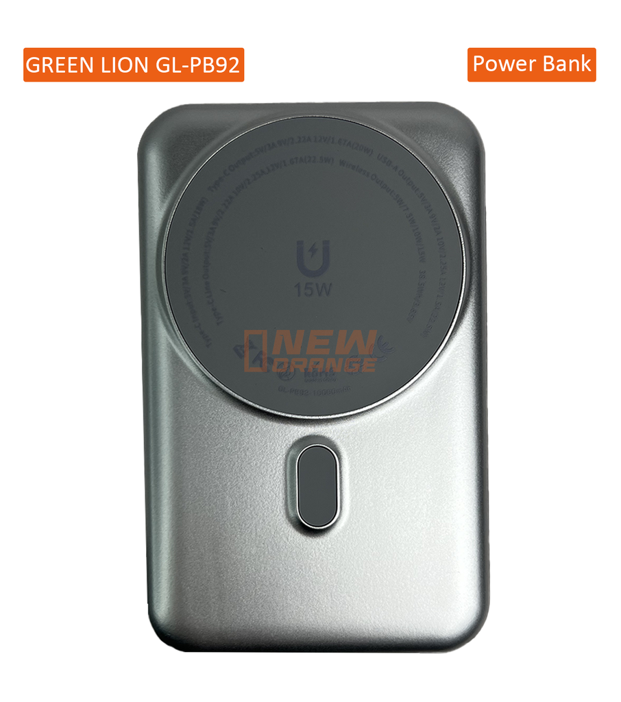 [GL-PB92] Green Lion Power Bank 10000mAh MagSafe Fast Charging 22.5w
