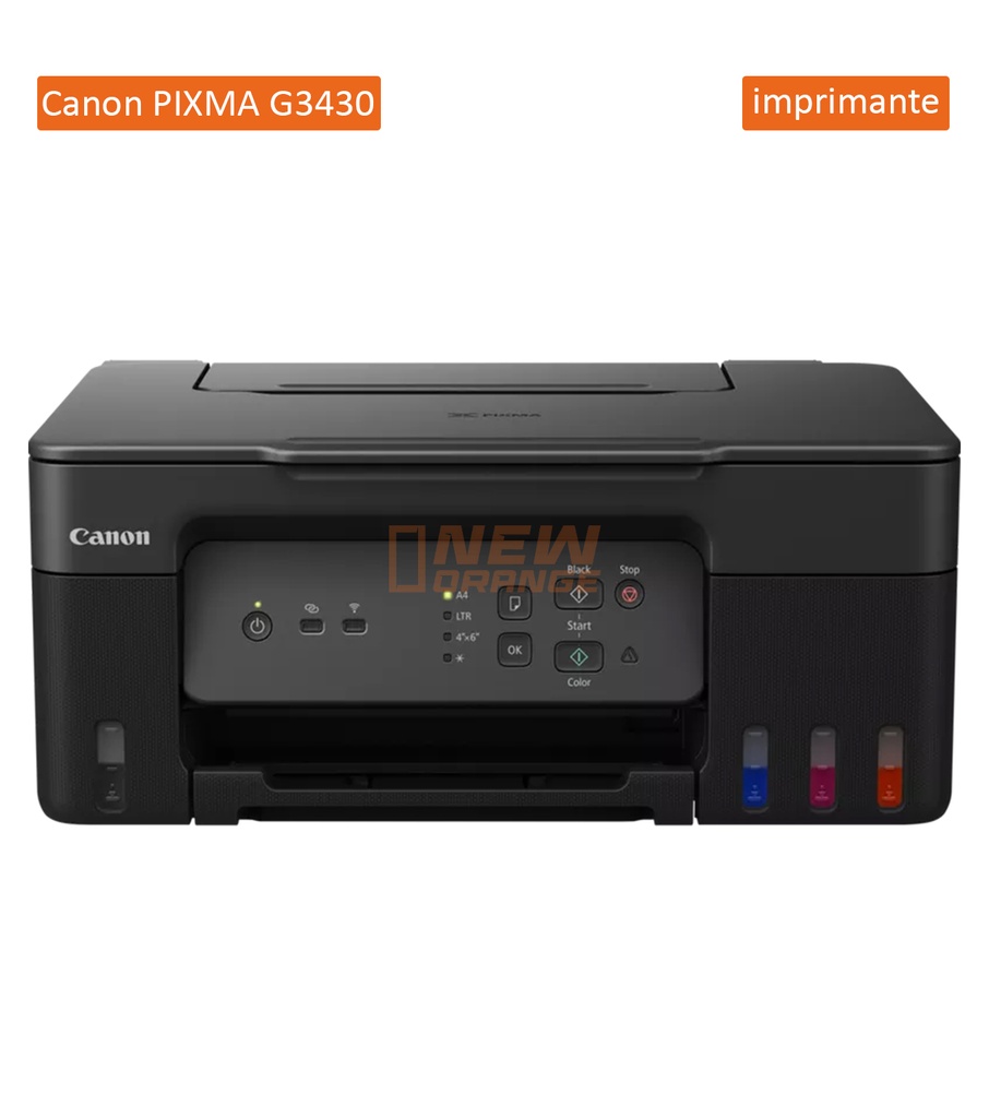 [G3430] Imprimante couleur sans fil rechargeable 3 en 1 MegaTank Canon PIXMA