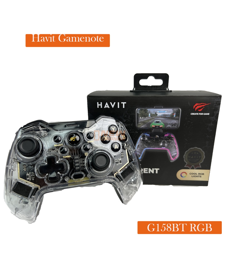 [G180BT] Manette Havit Gamenote G180BT RGB Gamepad