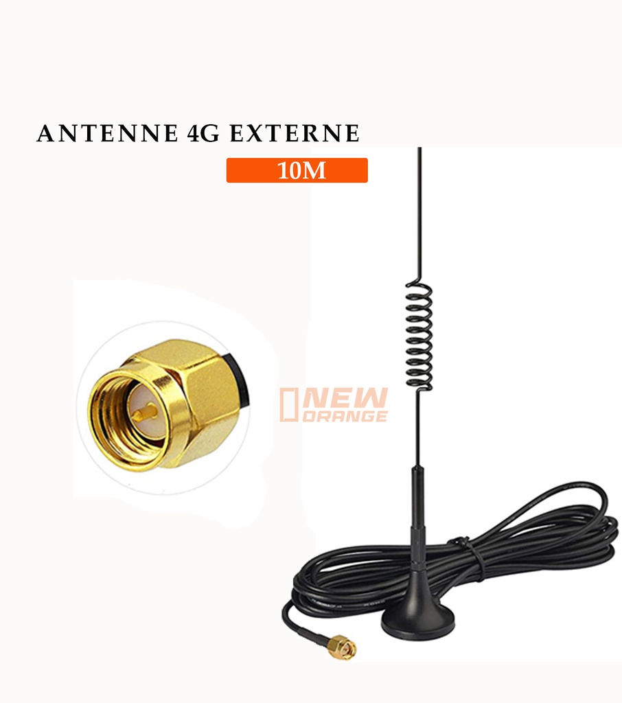 [DHM-276] Antenne 4G LTE avec connecteur mâle SMA