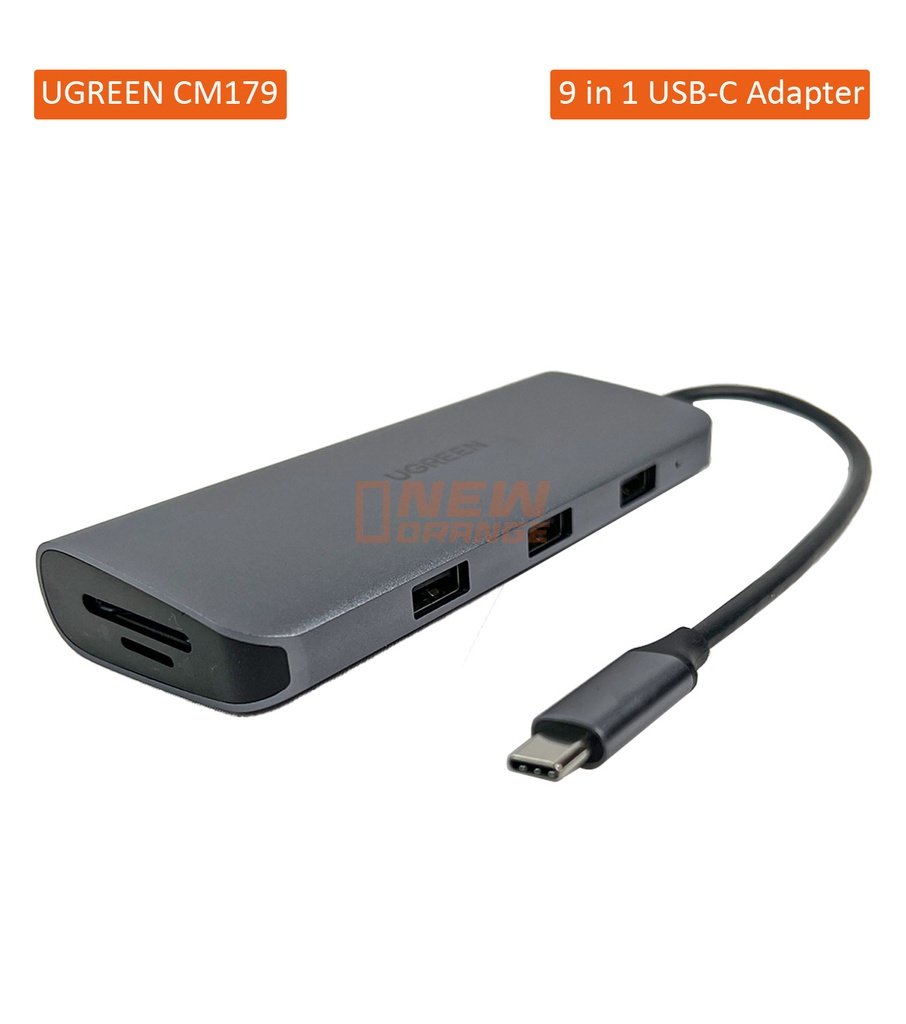 [CM179] Adaptateur HUB UGREEN 9en1 USB-C 4K 30Hz - CM179