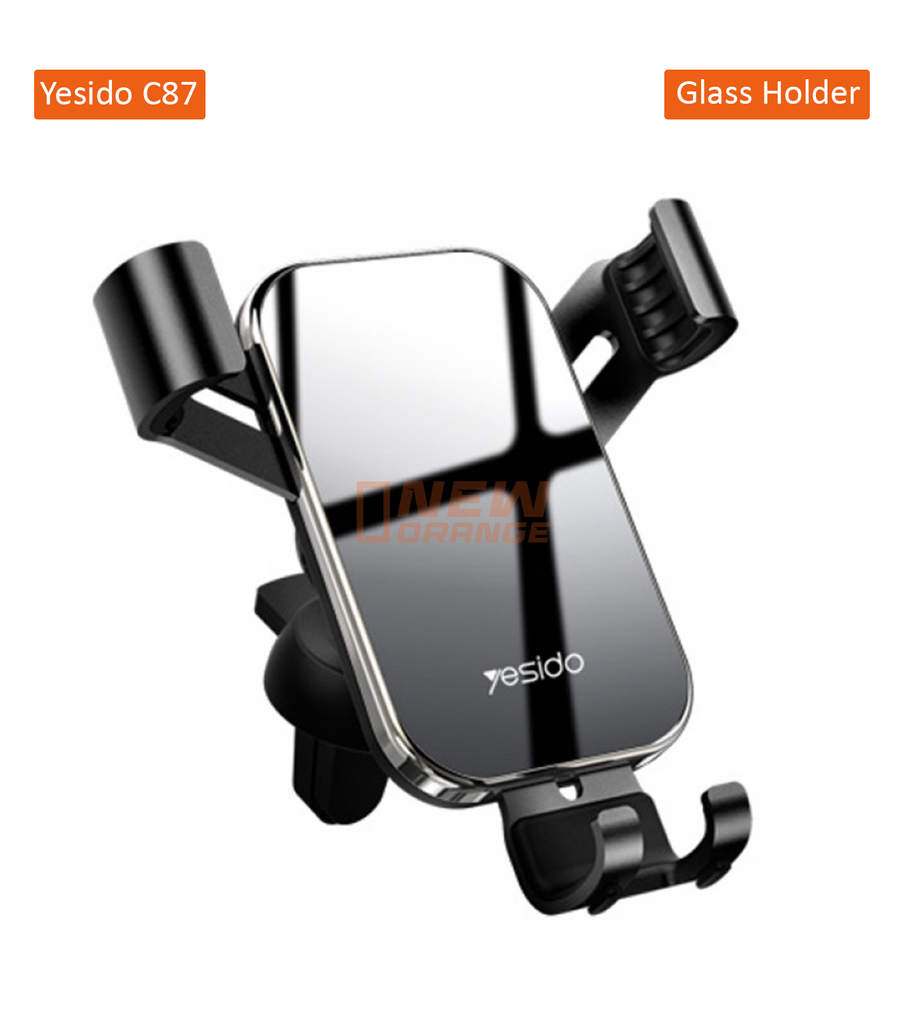 [C87] YESIDO Support de téléphone portable réglable à 360° pour grille d'aération - pour voiture