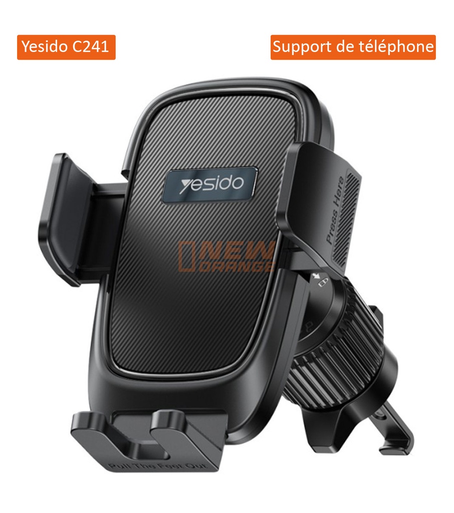 [C241] Yesido Support de téléphone portable pour grille d'aération de voiture C241