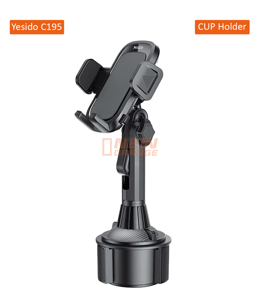 [C195] YESIDO Support de téléphone portable C195 - support de tasse de voiture rotatif à 360° réglable