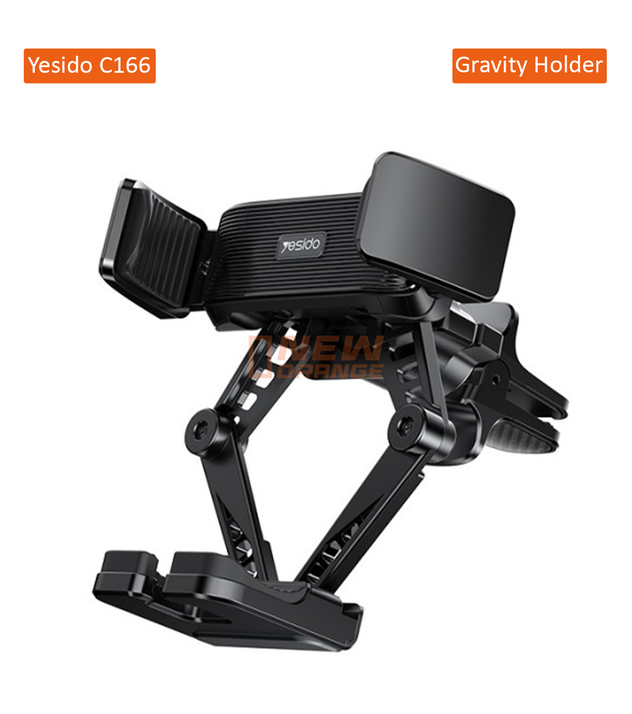 [C166] Support de téléphone magnétique à ventouse pour grille d'aération de voiture C166