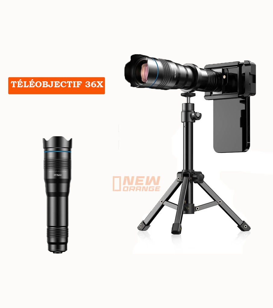[APL-JS36XJJ020] Téléobjectif APEXEL 36X – Zoom Puissant pour Smartphone