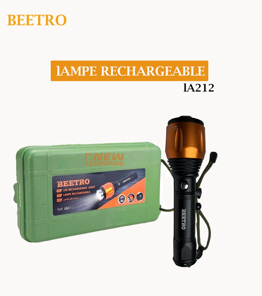 [AL212] BEETRO LAMPE RECHARGEABLE LA212