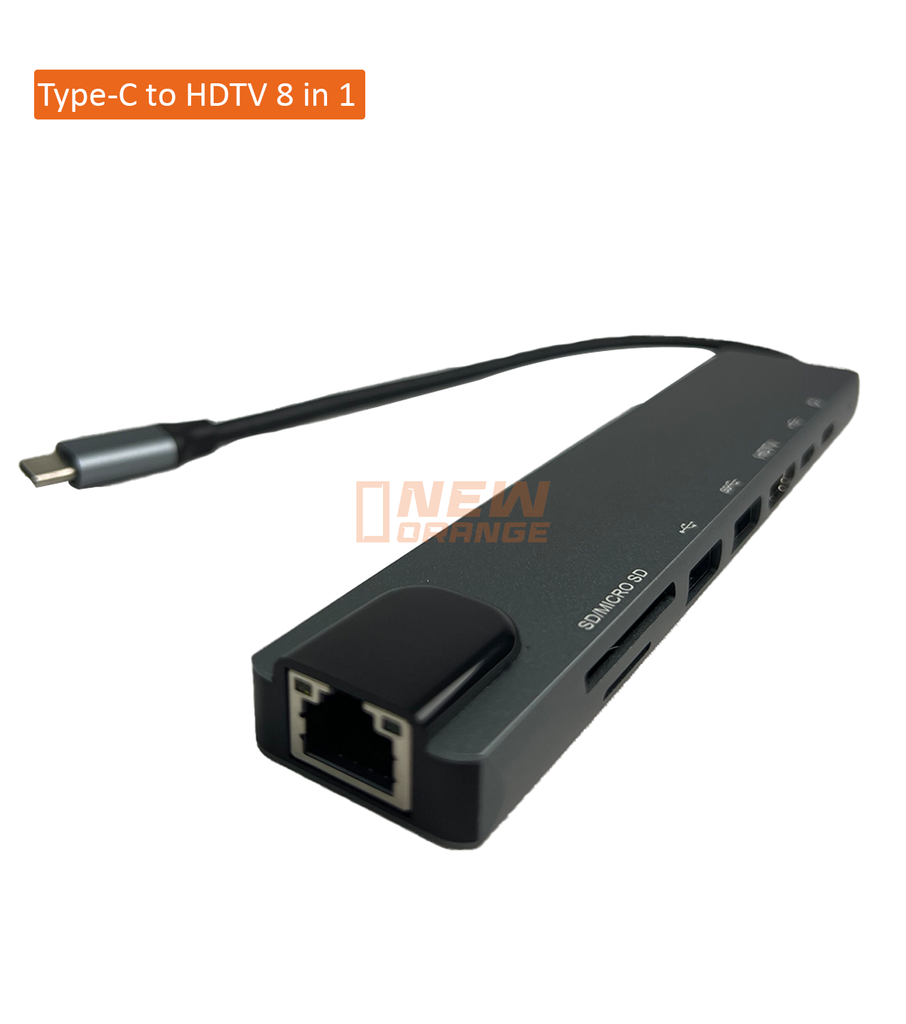 [NOREF025] Adaptateur Type-C to HDTV 8 in 1