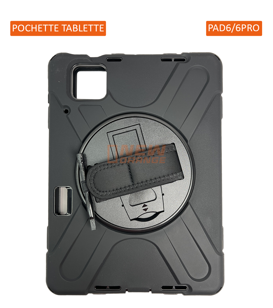 [NOREF046] Antichoc pour Xiaomi Mi Pad 6 / Mi Pad 6 Pro Bi matiére Poignée Rotative Support Aviza