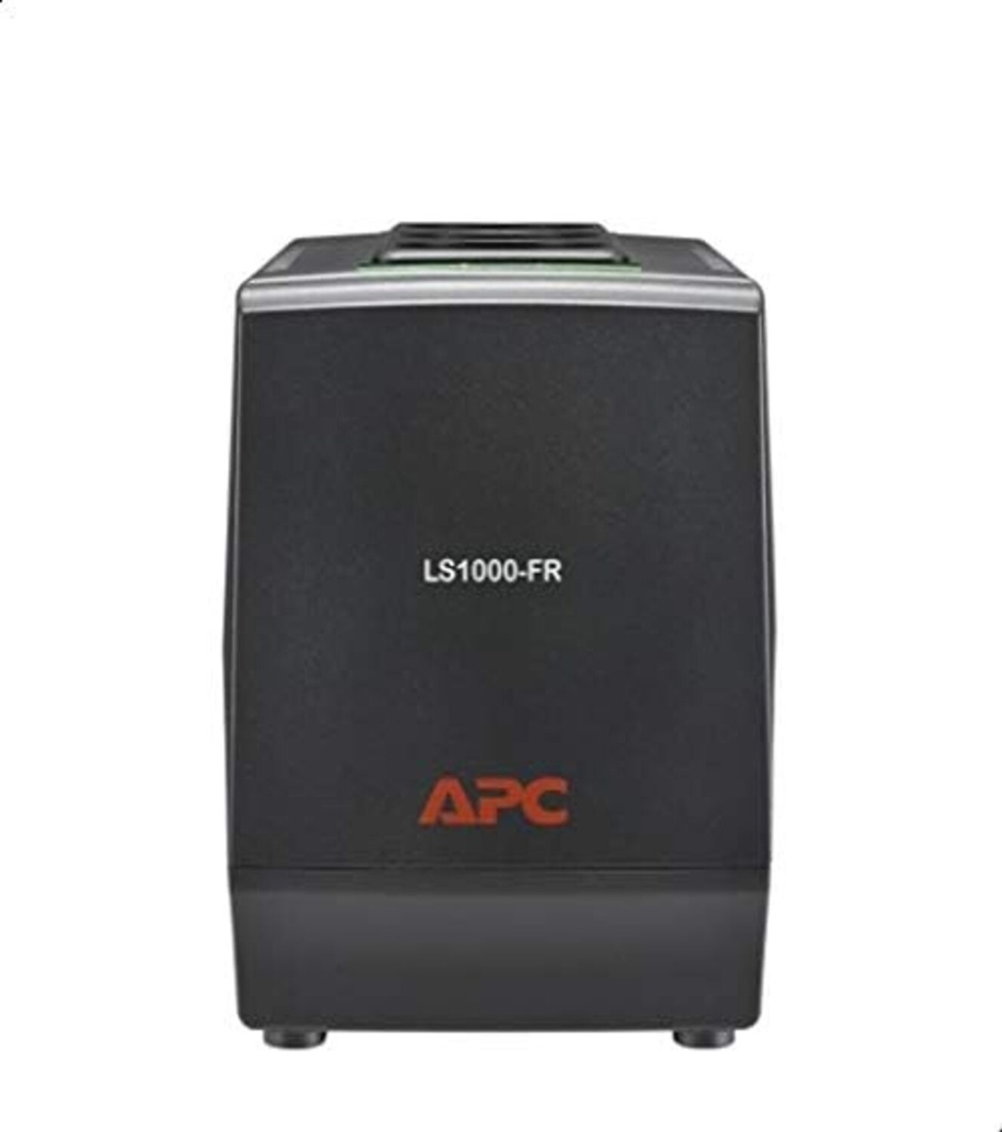 [NOREF052] APC LS1000-FR Line-R Automatic Voltage Regulator with 3 Outlets, 1000 Volt Ampere, 230 Volt - Black