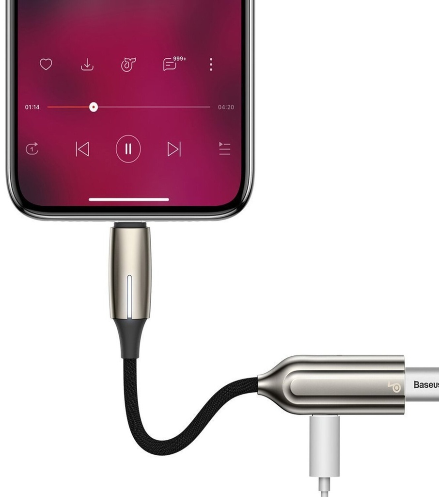 [NOREF065] Baseus adaptador L55 Lightning 2 em 1