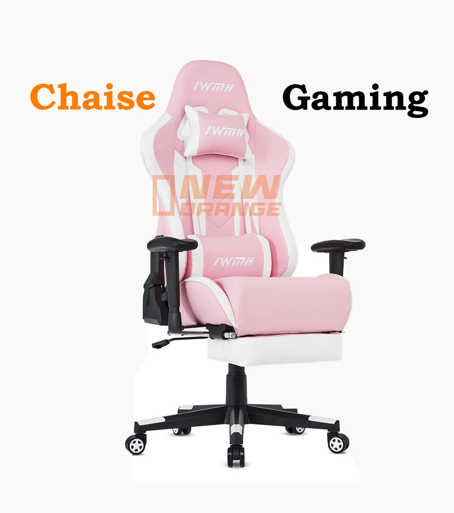 [NOREF155] chaise gamer tecfan rose