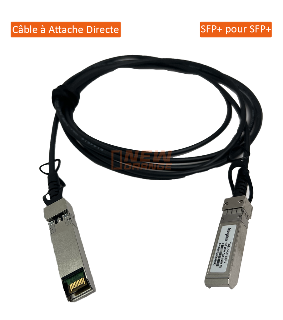 [NOREF165] Cisco SFP+ Copper Twinax Cable 3M - Câble à attache directe - SFP+ pour SFP+