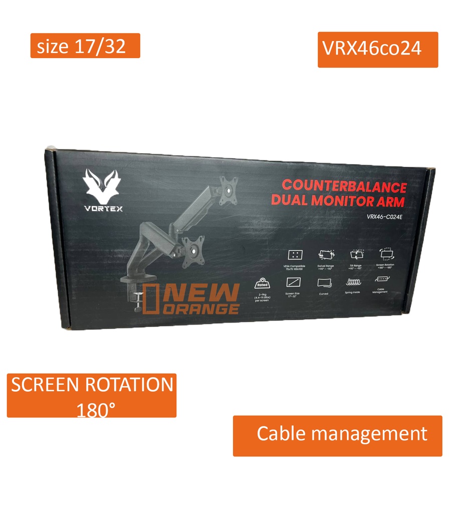 [NOREF183] COUNTERBALANCE DULA MONITOR ARM VRX46-CO24E
