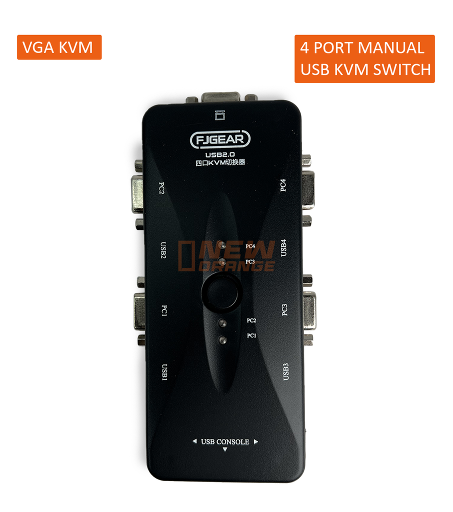 [NOREF221] FJGEAR 4 Ports Commutateur KVM / VGA