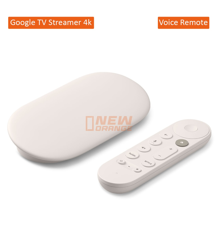 [NOREF234] Google TV Streamer 4K – Streaming rapide sur TV et recherche vocale via télécommande