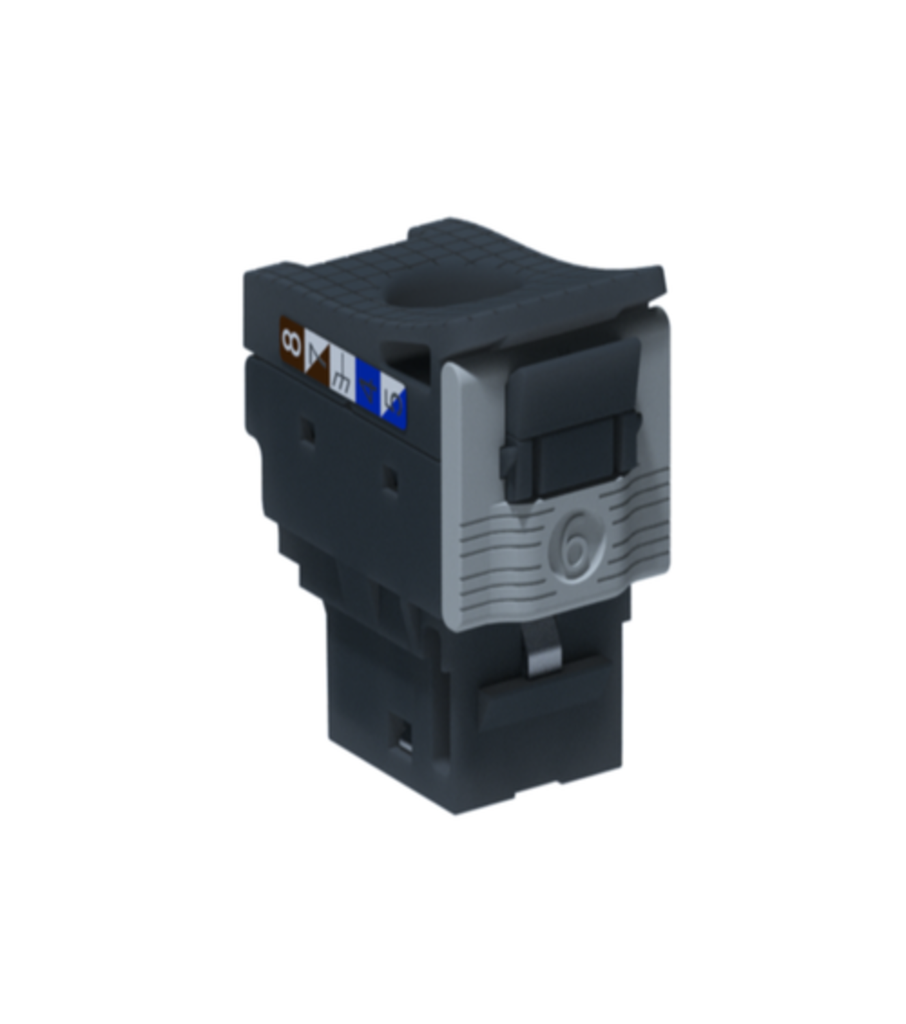 [NOREF350] Linkeo C - Lot de 24 connecteurs RJ45 catégorie 6 FTP Keystone