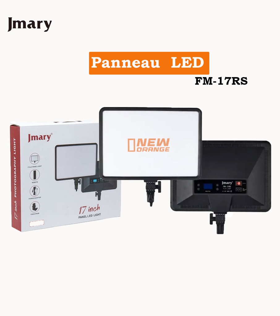 [NOREF397] Panneau LED JAMRY 17Pouces " FM-17RS PLUS Trépied PLUS MT-75