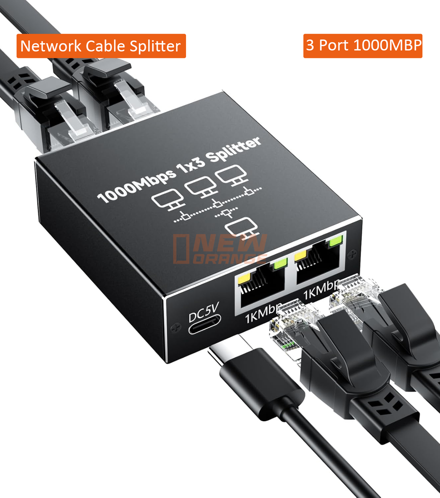 [NOREF439] Répartiteur de câble réseau 1000Mbps 1x3