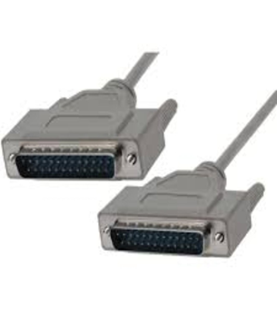 [NOREF451] RS PRO Male 25 Pin D-sub to Male 25 Pin D-sub Serial Cable, 2m PVC