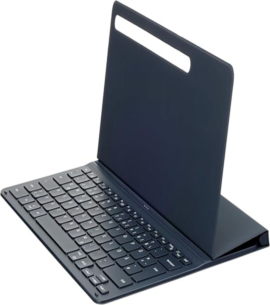 [NOREF460] Samsung Book Cover Keyboard Slim EF-DT730 for Galaxy Tab S7+ | Tab S7 FE, Black, 12.4 Inches
