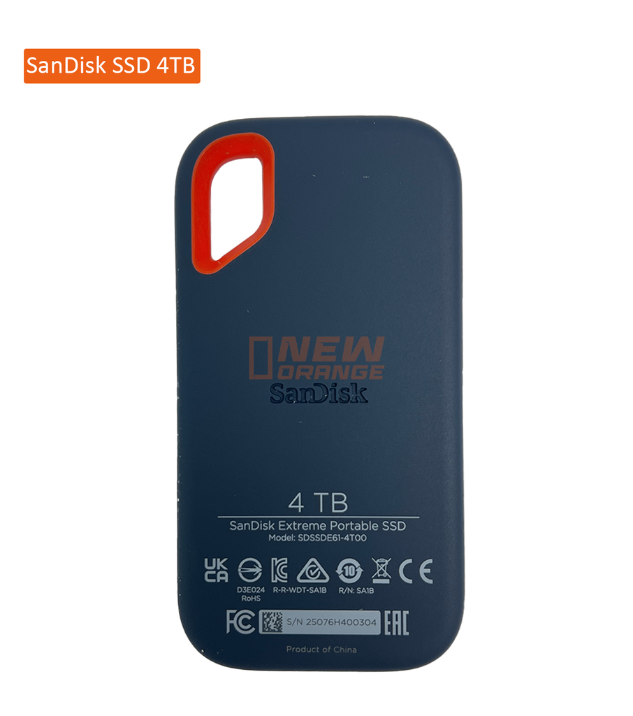 [NOREF474] SanDisk Extreme Disque SSD Externe 4 Tb - Disque SSD externe Noir
