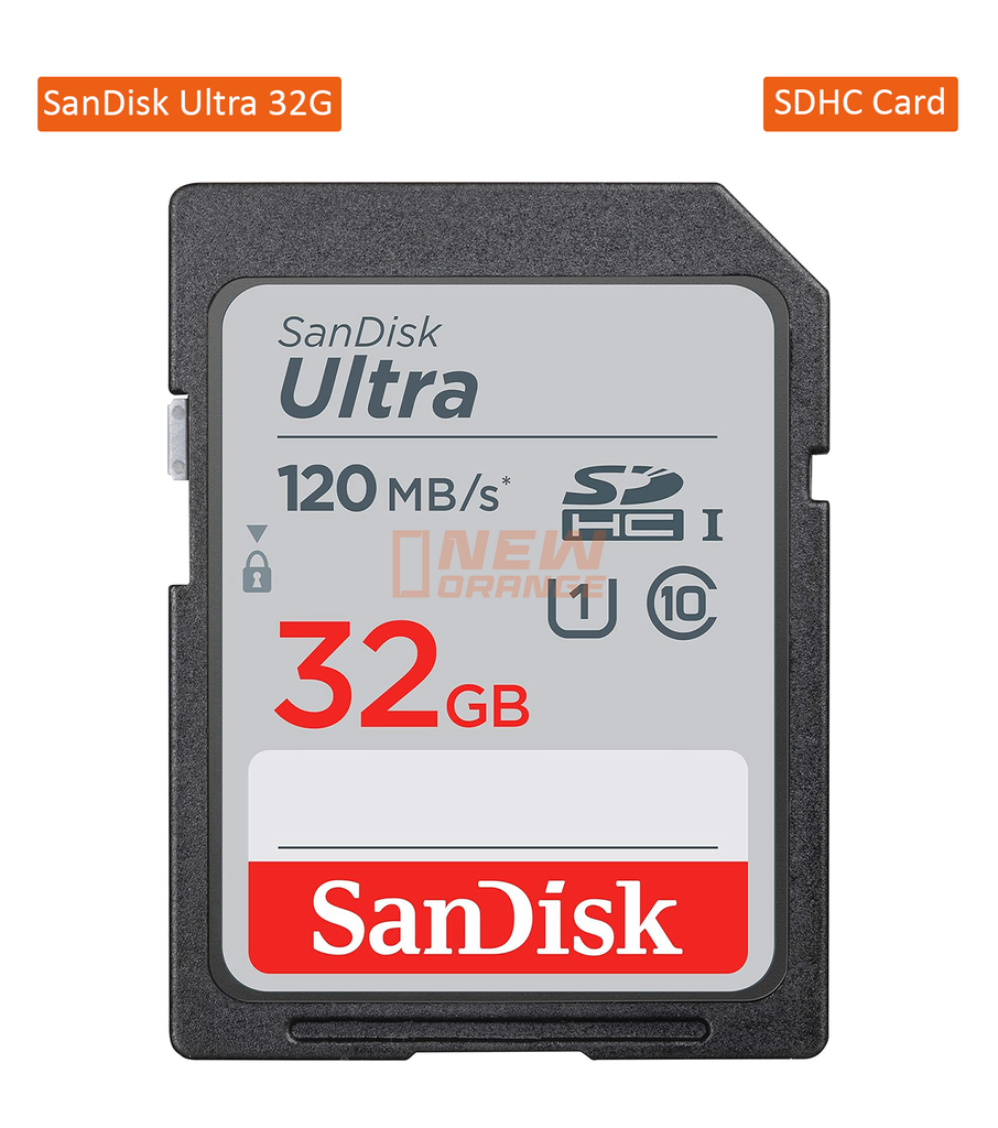 [NOREF476] SanDisk Ultra Carte mémoire 32GB SDHC Memory Card, Up to 120 MB/s, Class 10, UHS-I, V10