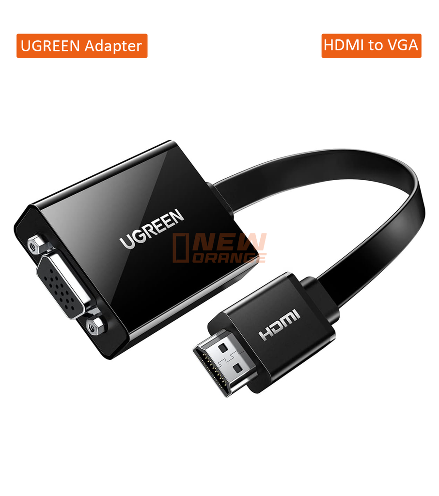 [NOREF563] Ugreen Adaptateur HDMI vers VGA 1080p avec Sortie Audio et Micro USB Câble d'Alimentation