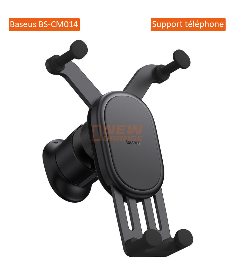 [BS-CM014] Baseus Support de Charge Pro Sans Fil Gravitational Stable pour Voiture 15W Noir