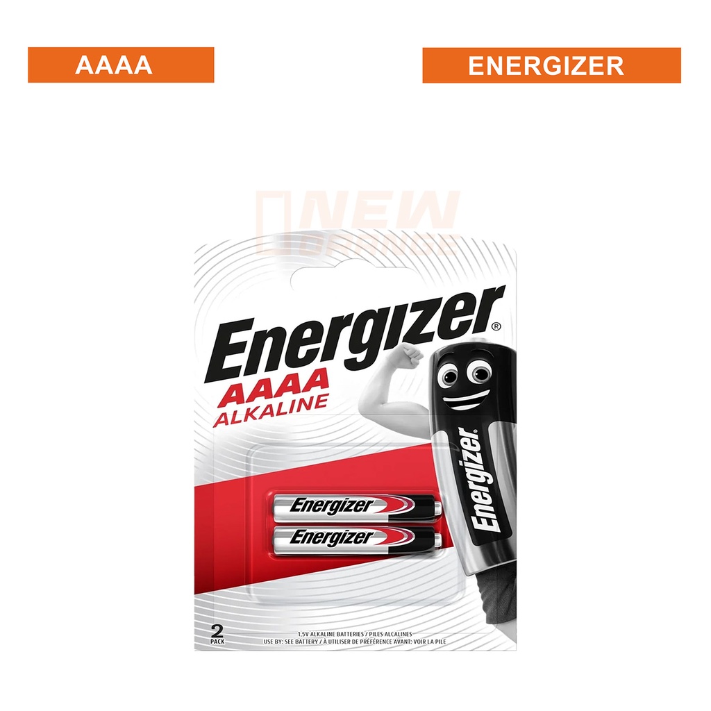 [LR61] Energizer Alkaline Power - Piles AAAA (2 PACK) - Alcaline 1,5V