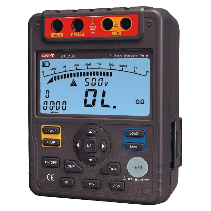 [9104] UT513A TESTEUR D’ISOLEMENT MEGOHMMETRE 5000V