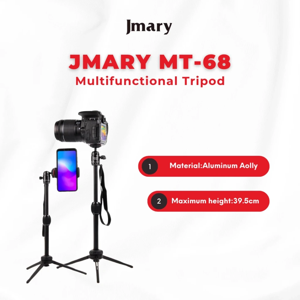 [MT-68] Jmary MT-68 Multi-Function Mini Foldable Tripo